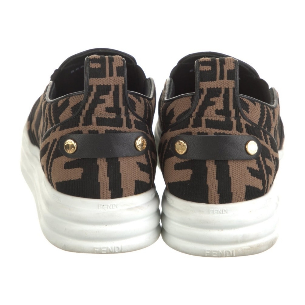 Fendi Women’s Brown Slip-On Sneakers Size EU 39.5 - Picture 5 of 8